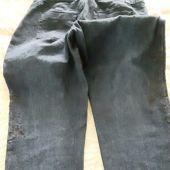 Diane Gilman Denim Stretch embroidered Jeans - Picture 7 of 8